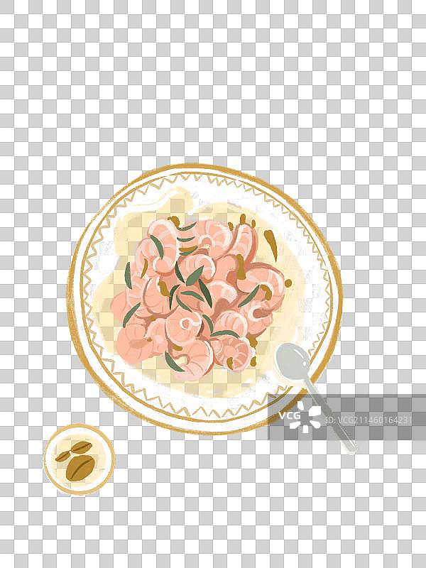 龙井虾仁图片素材