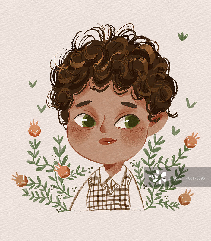 人物头像插画图片素材