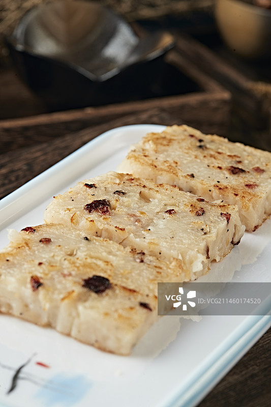 港式茶餐马蹄糕萝卜糕图片素材