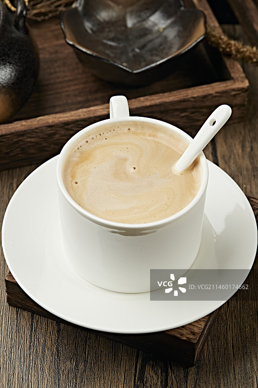 美式卡布奇诺咖啡图片素材