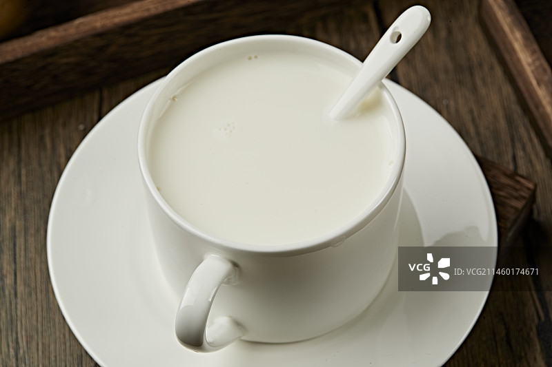 现磨杏仁茶图片素材