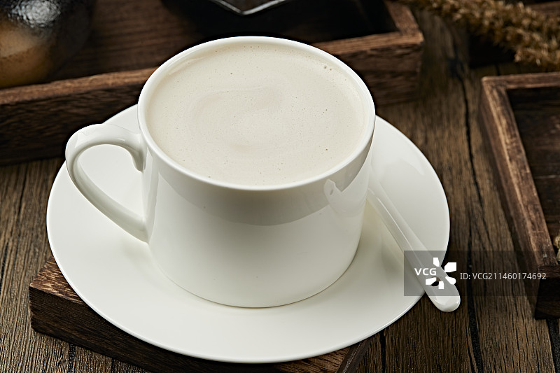 现磨杏仁茶图片素材