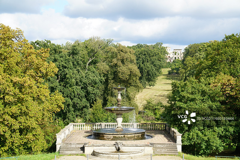 德国波茨坦无忧宫花园图片素材