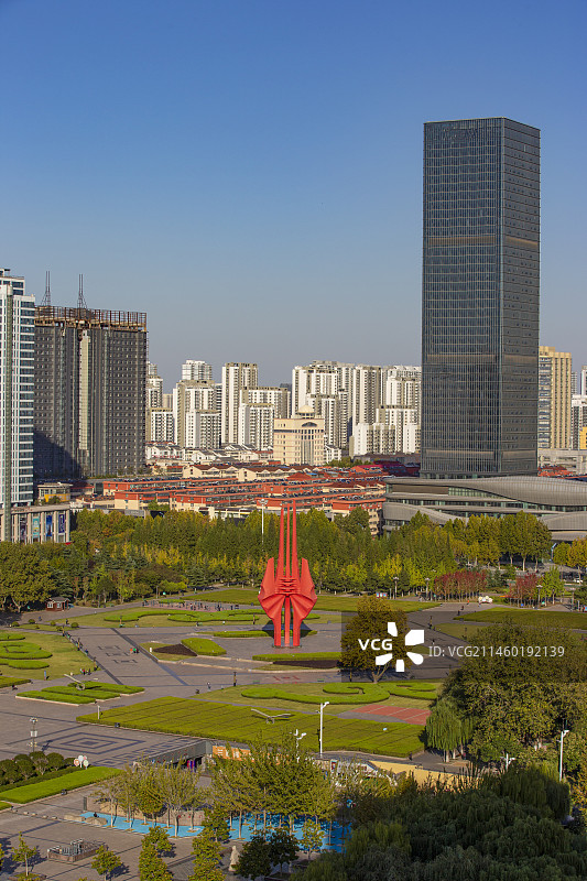 刚刚临沂人们广场图片素材