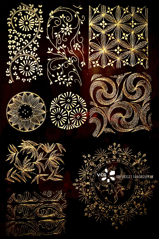 博物馆精美纹饰图案图片素材