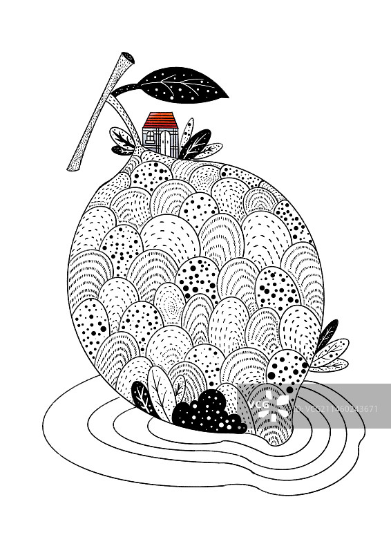 《孤独》系列插画图片素材