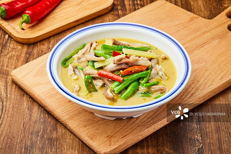 鲜青椒烩猪肚图片素材