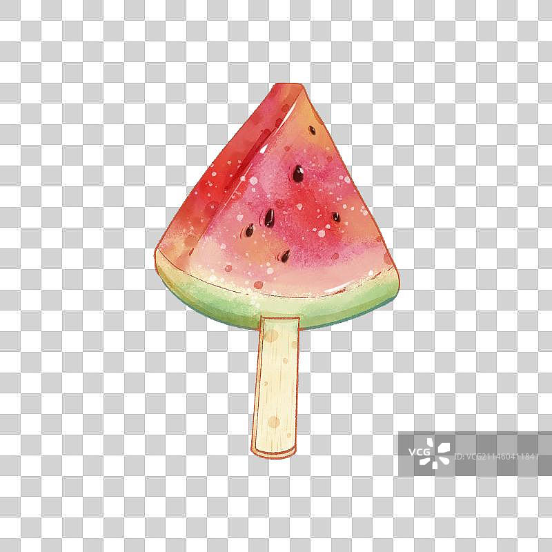 手绘西瓜图片素材