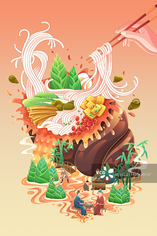 螺蛳粉图片素材