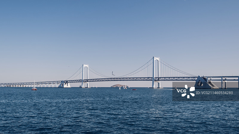 星海湾跨海大桥图片素材