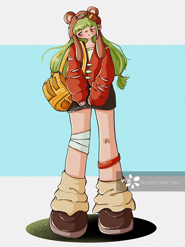 时尚女孩图片素材