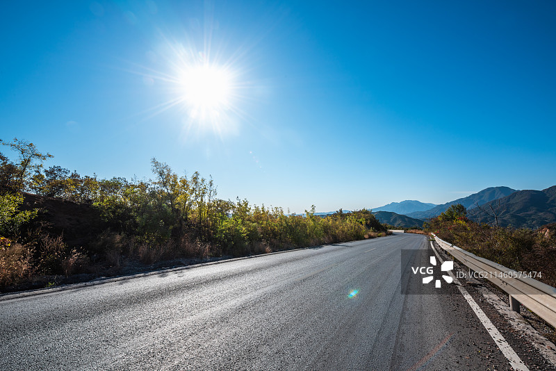 太行山 国道339河北赞皇段图片素材
