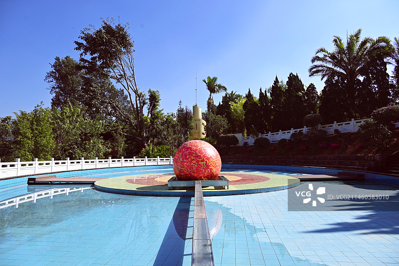 墨江北回归线公园一隅图片素材