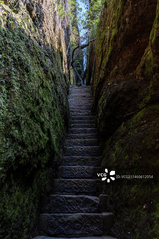 福建三明泰宁大金湖一线天景区图片素材