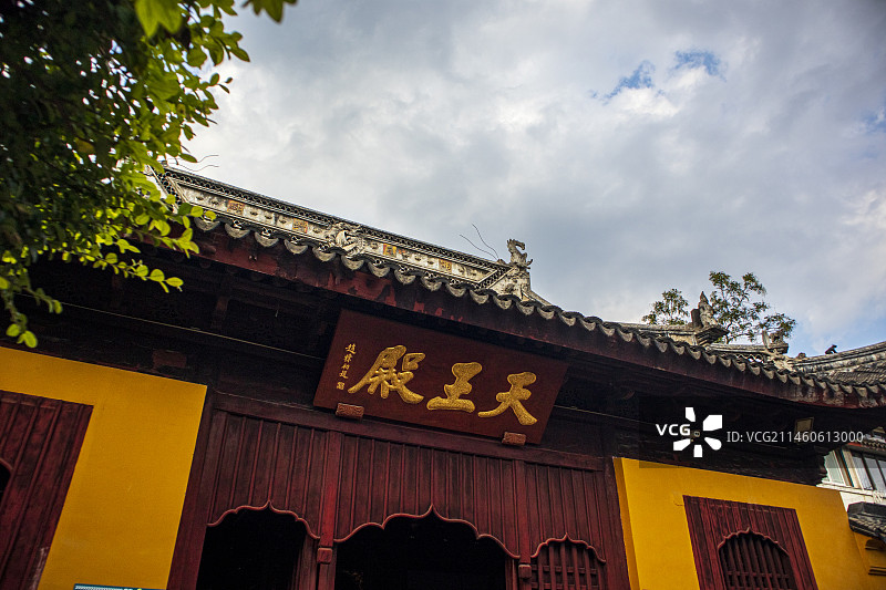 苏州定慧寺，位于苏州市姑苏区凤凰街，唐代寺庙图片素材