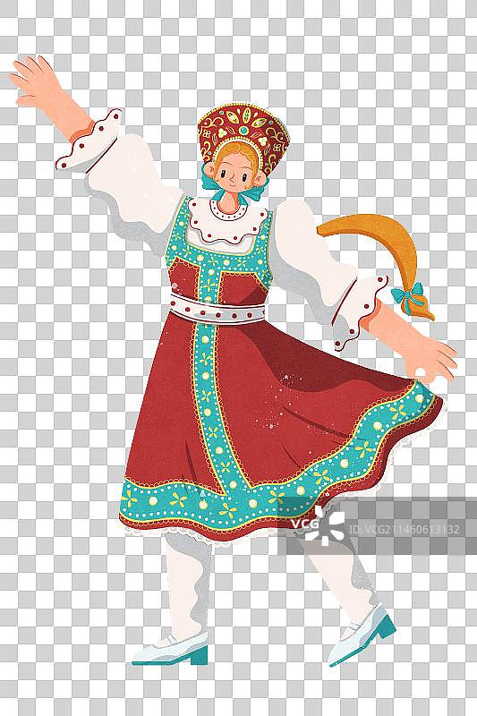 俄罗斯族女性图片素材