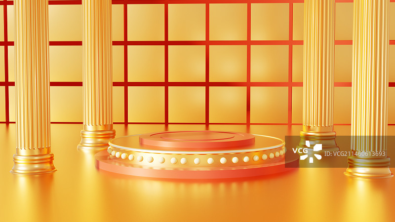 创意促销电商场景3D渲染图片素材