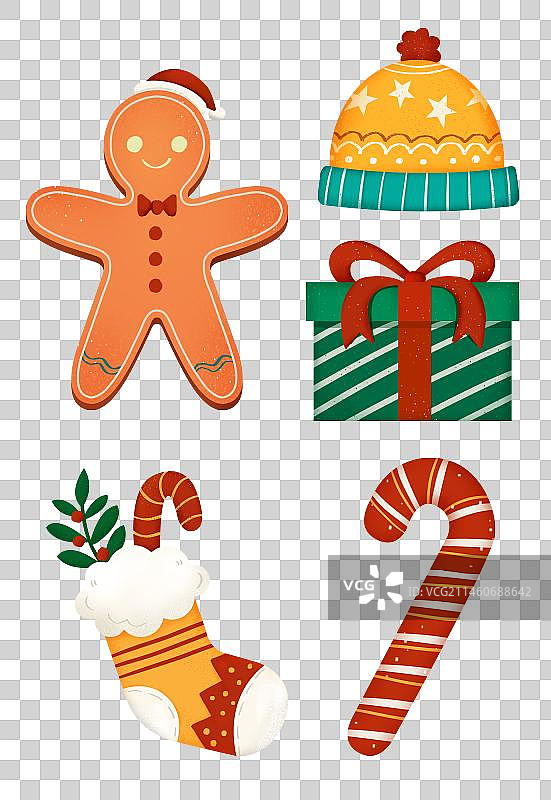 圣诞节装饰元素图片素材