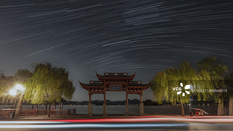 复旦光华星轨图片素材