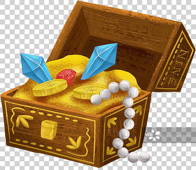 金币箱子图片素材