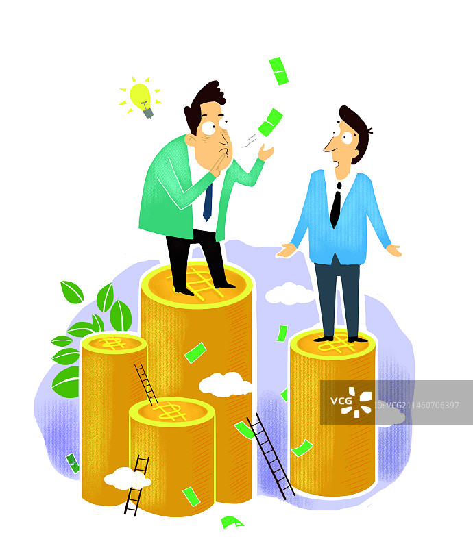 赚钱 房子 收益 对比 家产 家业 收藏图片素材