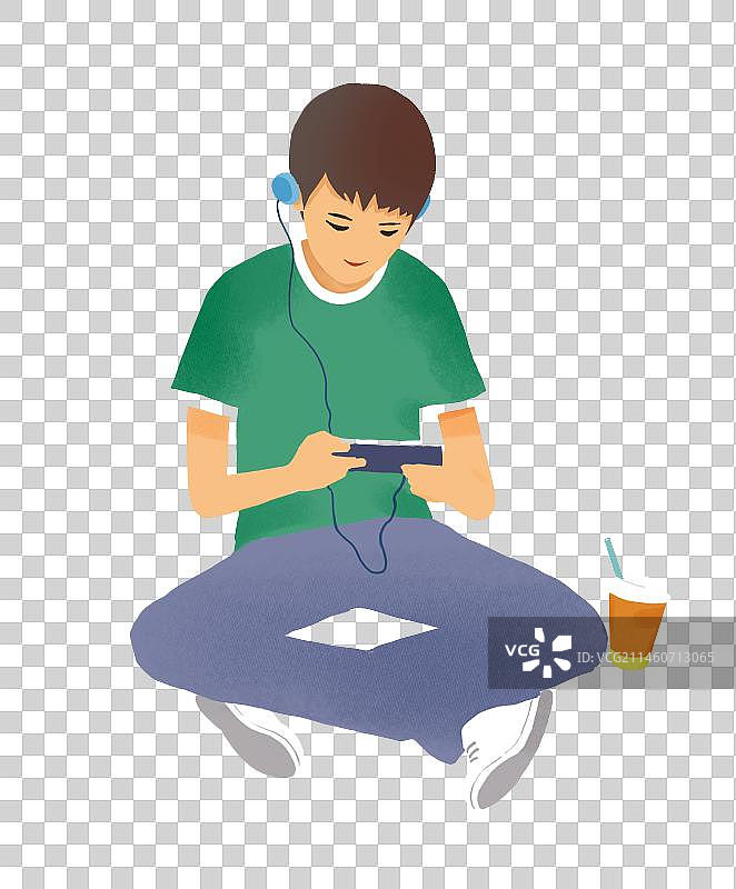 男生 游戏 手柄 娱乐图片素材