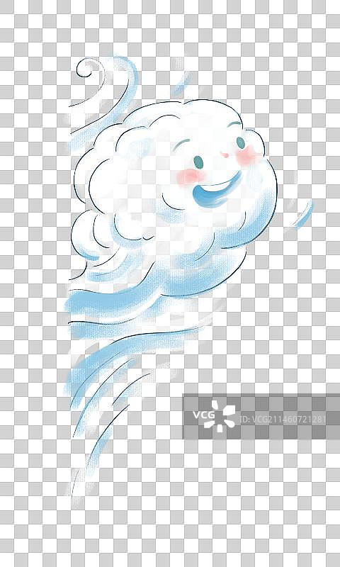 卡通风 白云 卡通 元素 手绘图片素材
