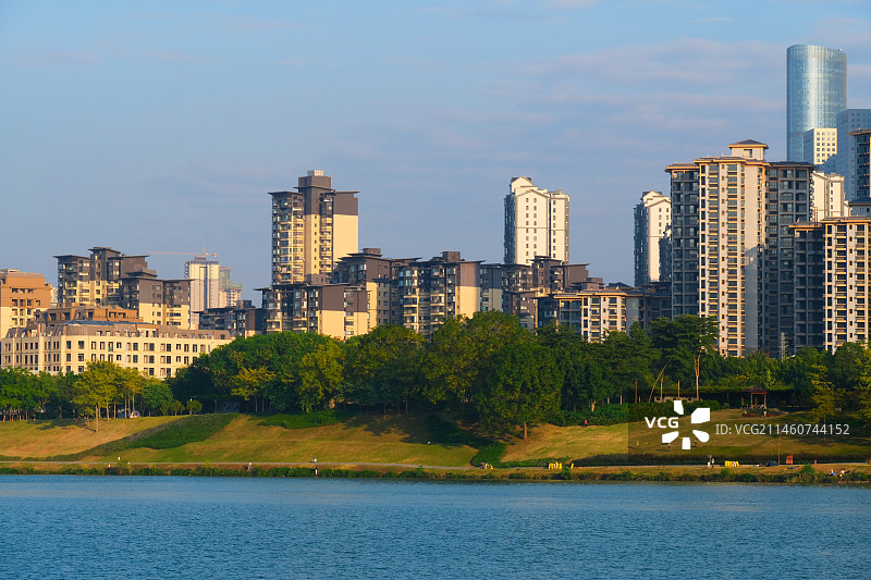 南宁五象新区建筑风光图片素材