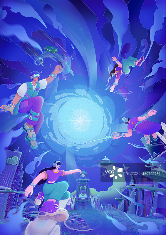 互联网元宇宙图片素材