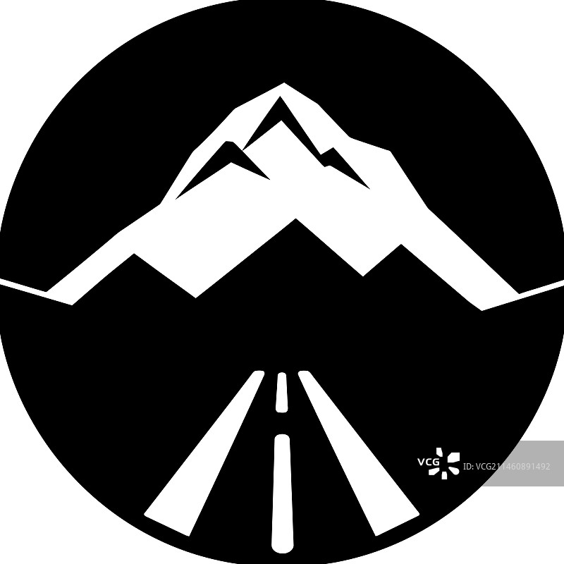 山路图标图片素材