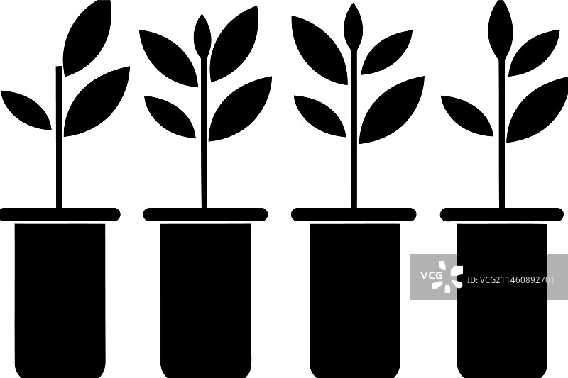 试管植物图标图片素材