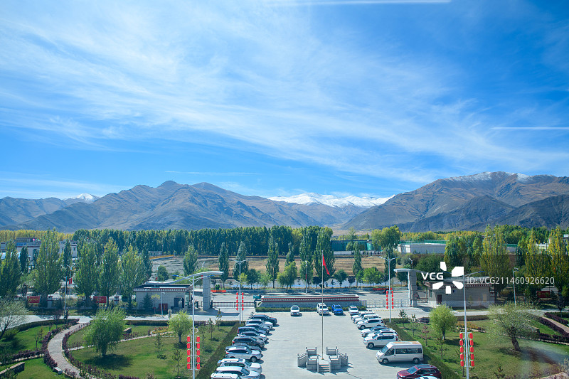 拉萨市林周县风光图片素材