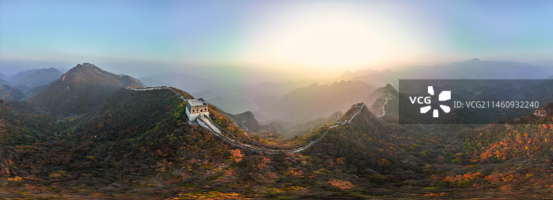 箭扣秋色图片素材