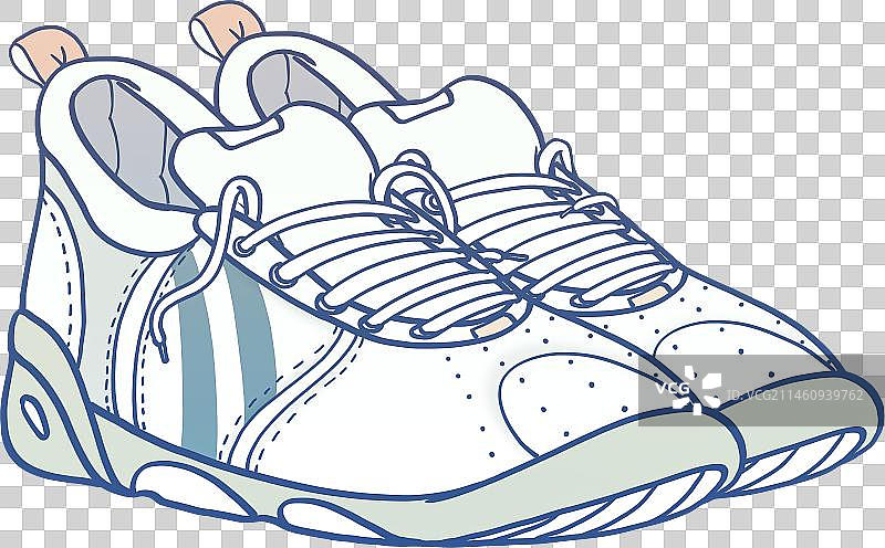 一双运动鞋元素图片素材