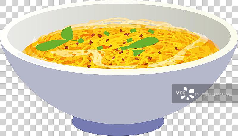 面条插画元素图片素材