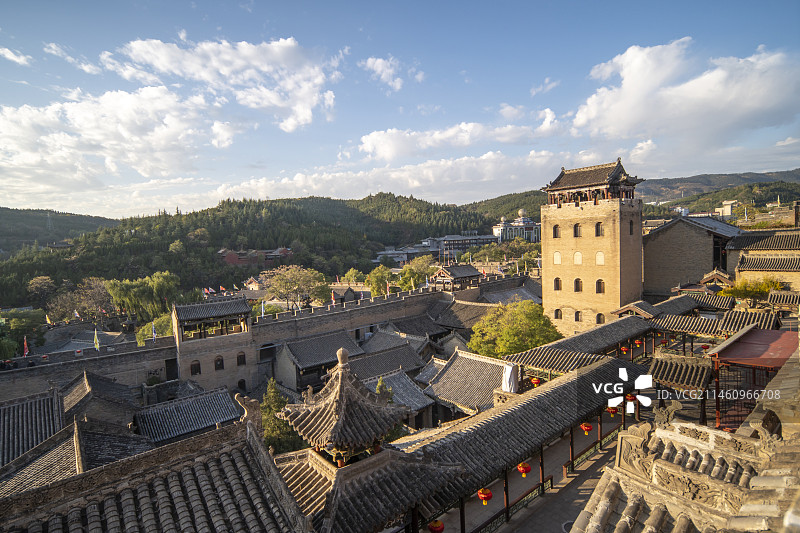 中国山西皇城相府古建筑大院旅游风景区图片素材