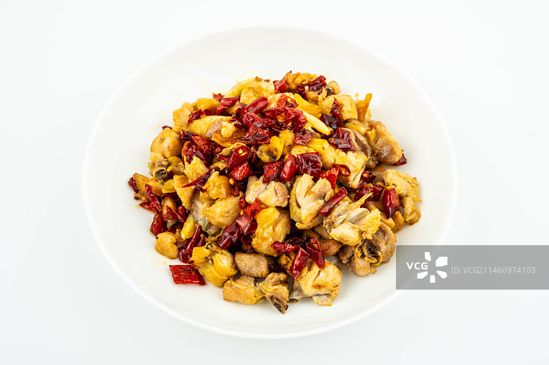 川菜美食辣子鸡图片素材