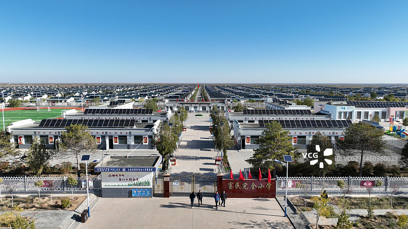 甘肃省武威市古浪县干城乡富民新村图片素材