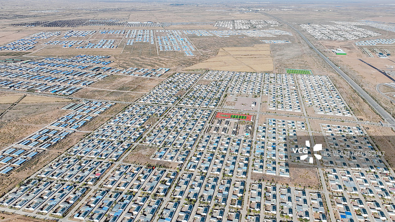 甘肃省武威市古浪县干城乡富民新村图片素材