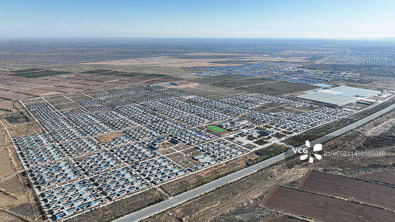 甘肃省武威市古浪县干城乡富民新村图片素材