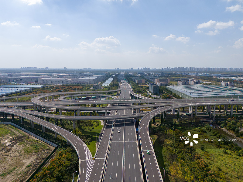 江苏省盐城市亭湖区城市风光中韩产业园图片素材