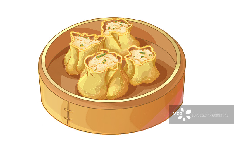 烧麦、美食图片素材