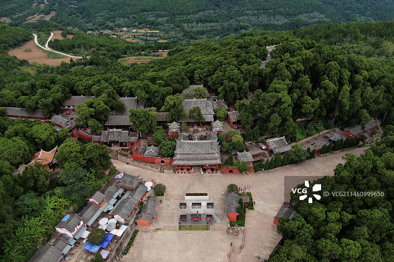 绵阳梓潼七曲山大庙图片素材