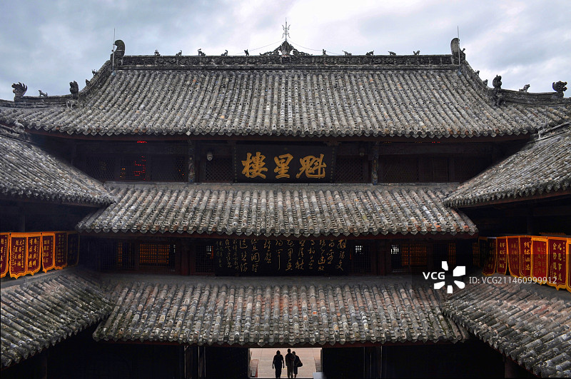 绵阳梓潼七曲山大庙图片素材