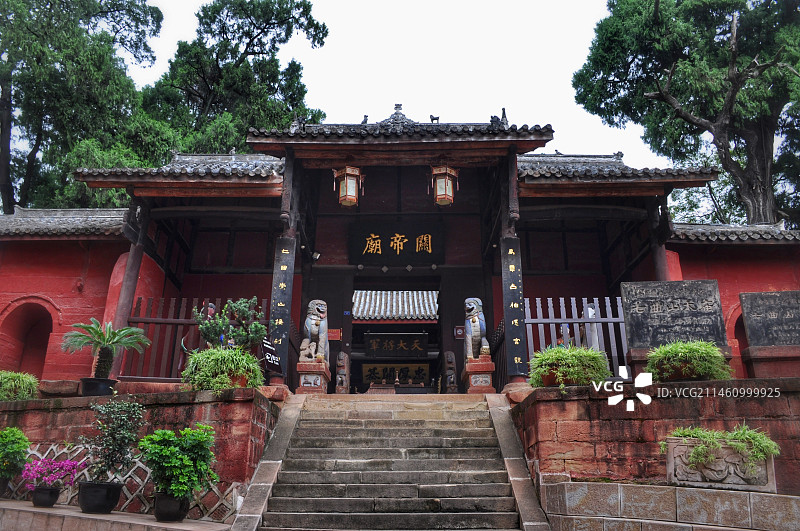绵阳梓潼七曲山大庙图片素材
