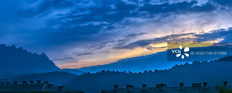 司马台晨光-2图片素材