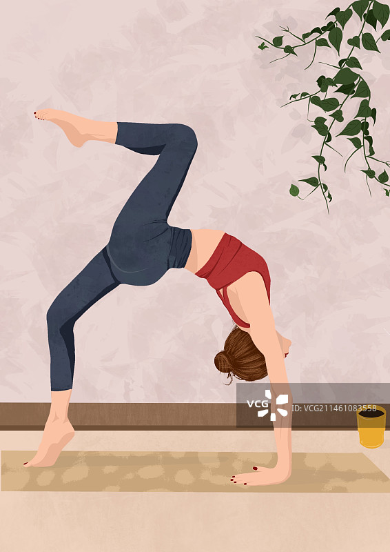 瑜伽小时光图片素材