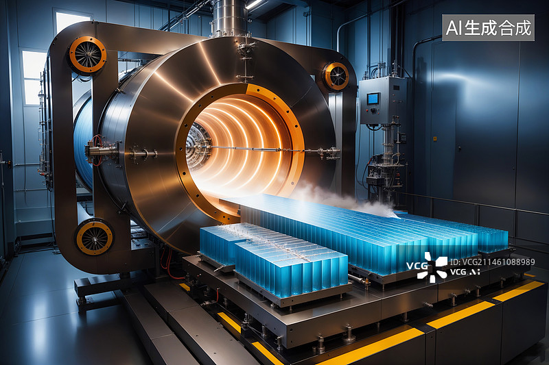 【AI数字艺术】超导材料实验室概念图图片素材