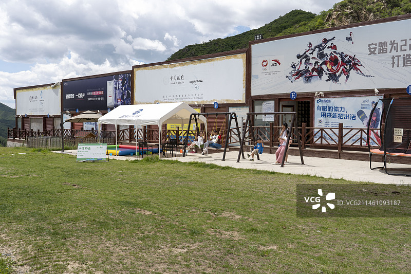 河北崇礼万龙滑雪场ATV越野车极限运动图片素材