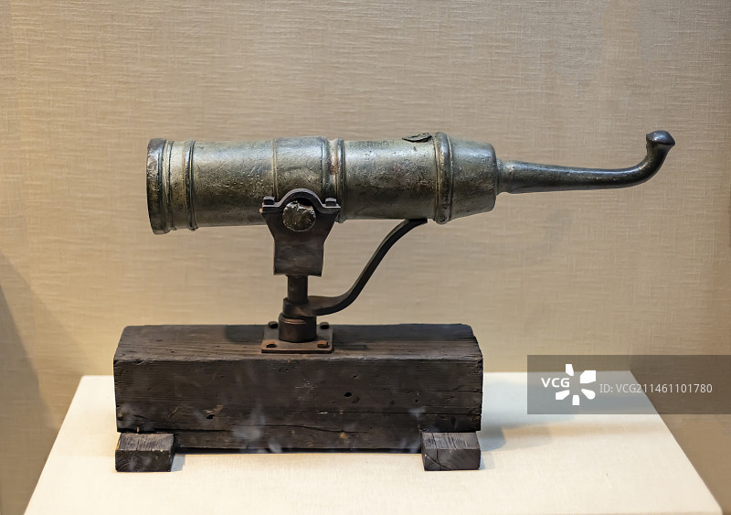 16世纪 荷兰铜制榴弹炮图片素材